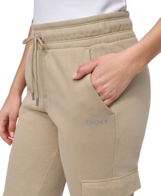 Women's Studded-Logo Cargo Joggers