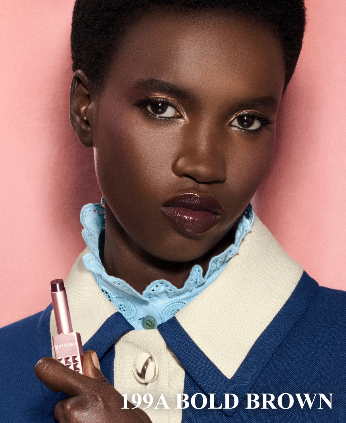Valentino Spike  Hydrating Disco Lip Balm In Brown