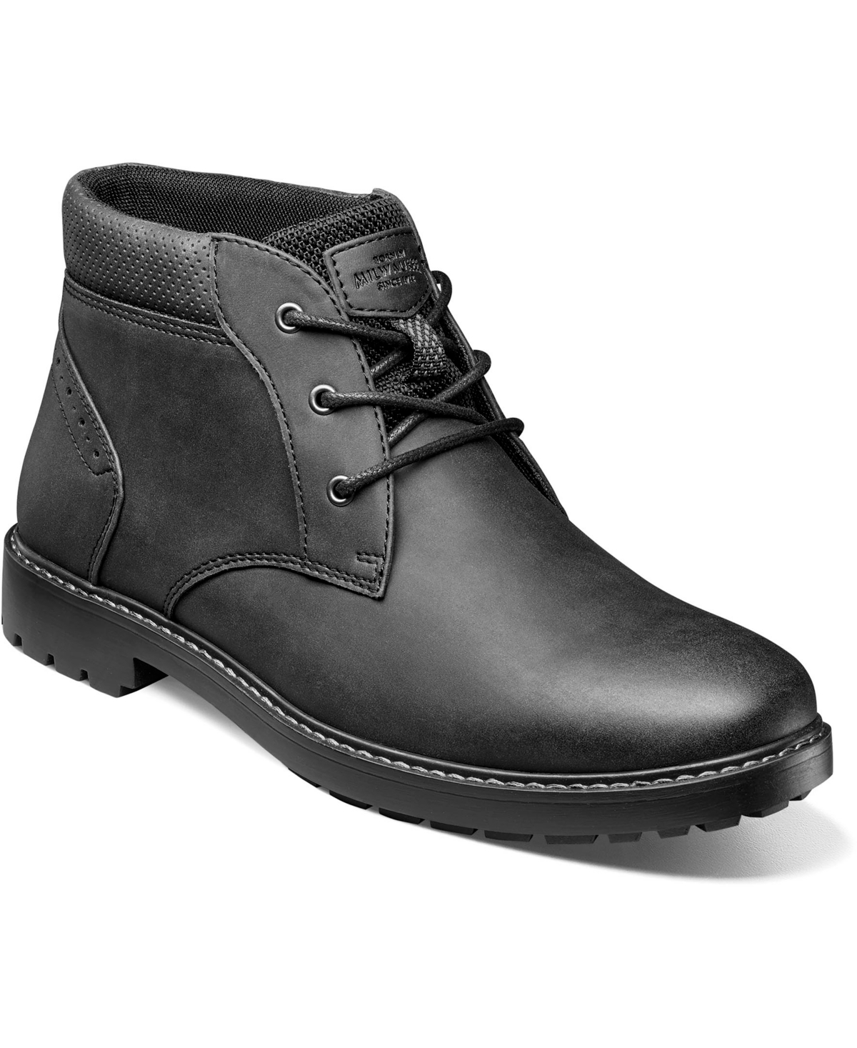 Nunn Bush Men's Delton Plain Toe Boots In Black