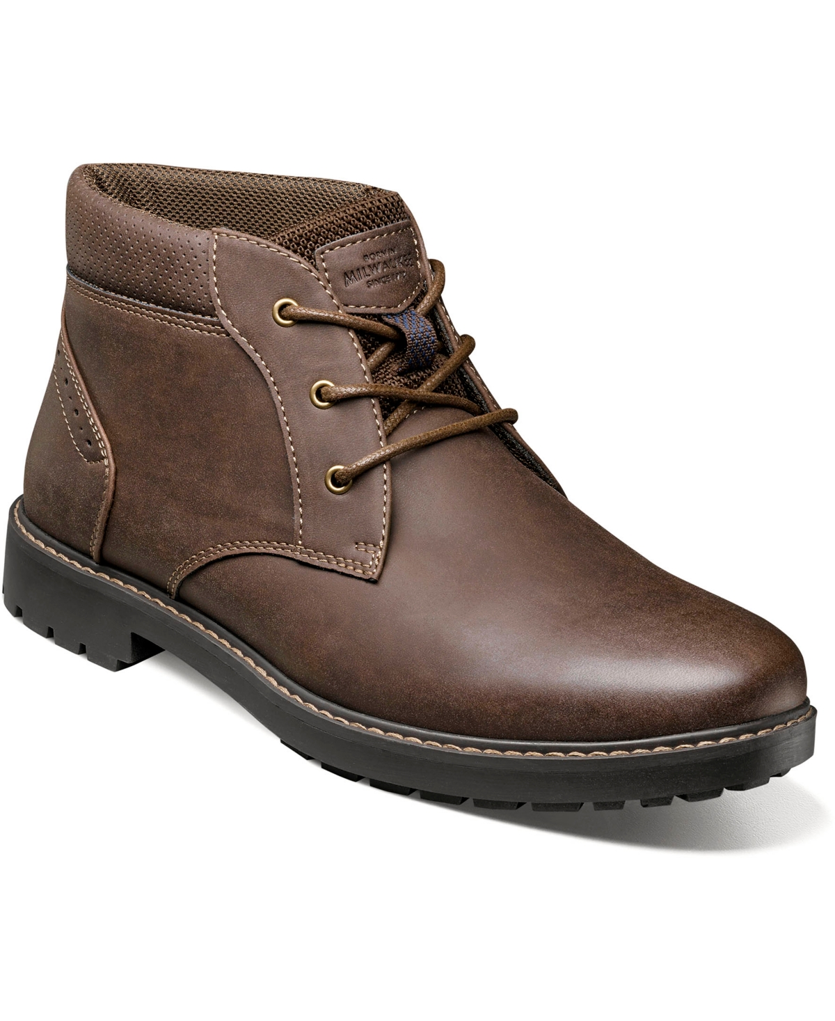 Nunn Bush Men's Delton Plain Toe Boots In Brown