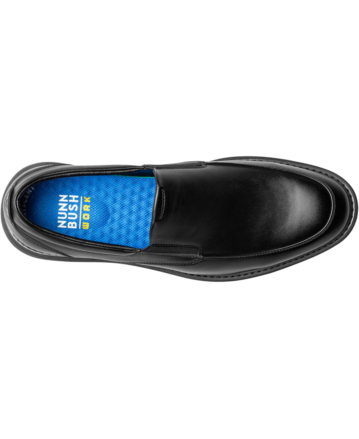 Мужские туфли Nunn Bush Chase Work Moc Toe Slip On, цвет: Чёрный — фото 6