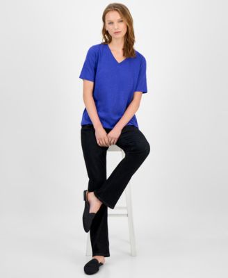 Women's V-Neck Cotton T-Shirt