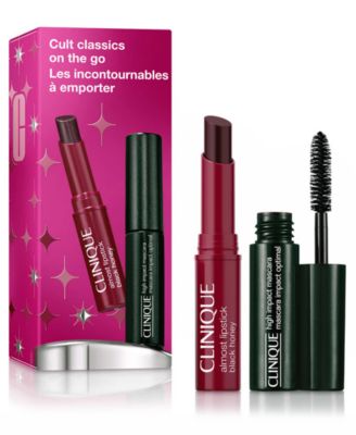 Clinique - 2-Pc. Cult Classics On The Go: High Impact Mascara & Black Honey Lip Mini Set