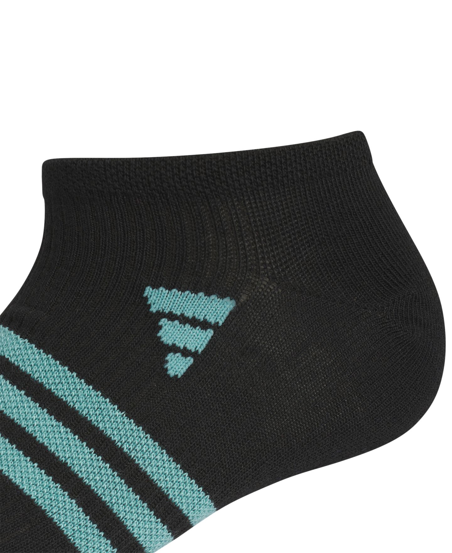 Носки Superlite, невидимые под одеждой — adidas, цвет: Чёрный / Пудровый бирюзовый зелёный — фото 3