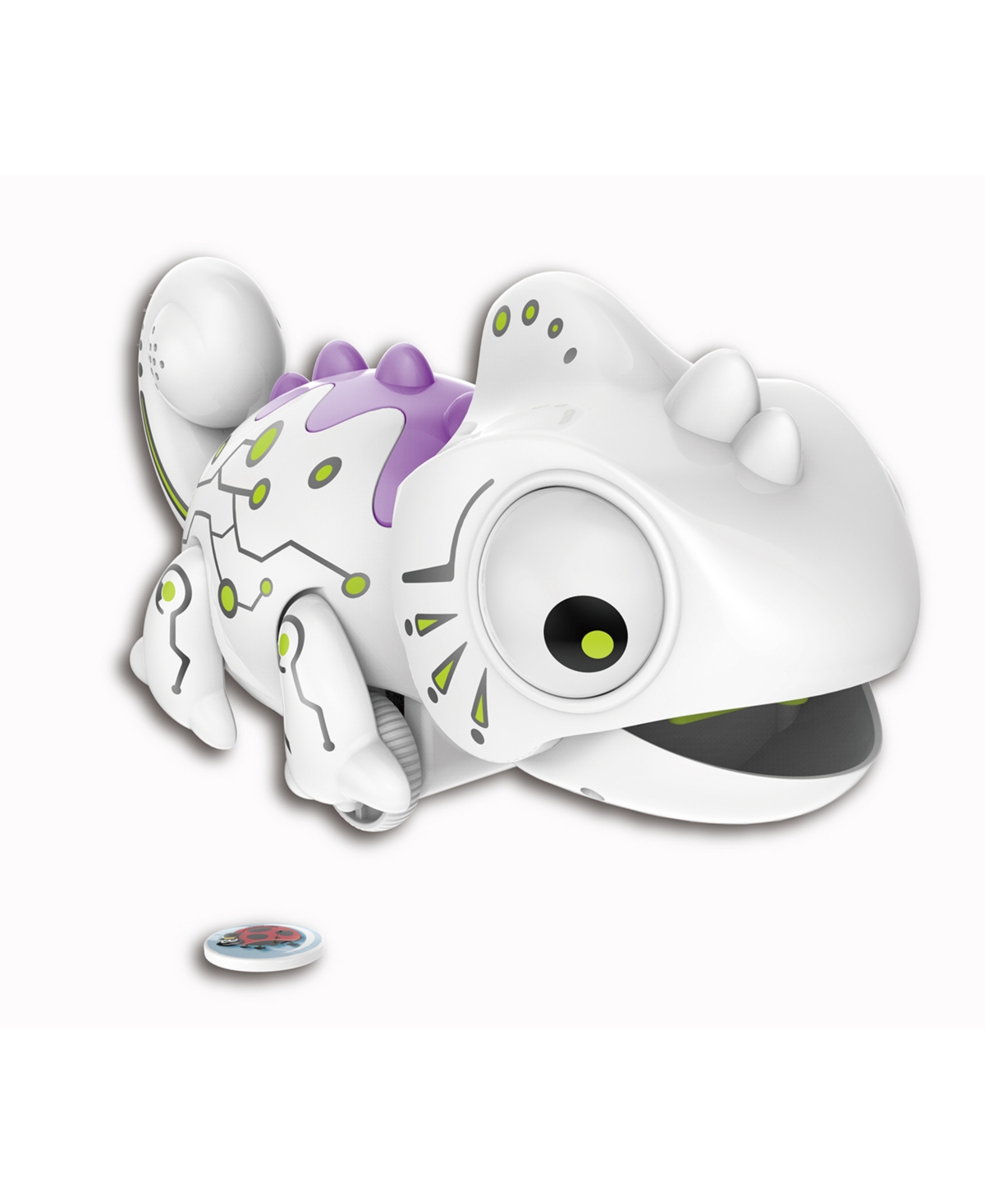 Jupiter Creations Remote Control Lizard Magnetic Tongue Robodragon In White