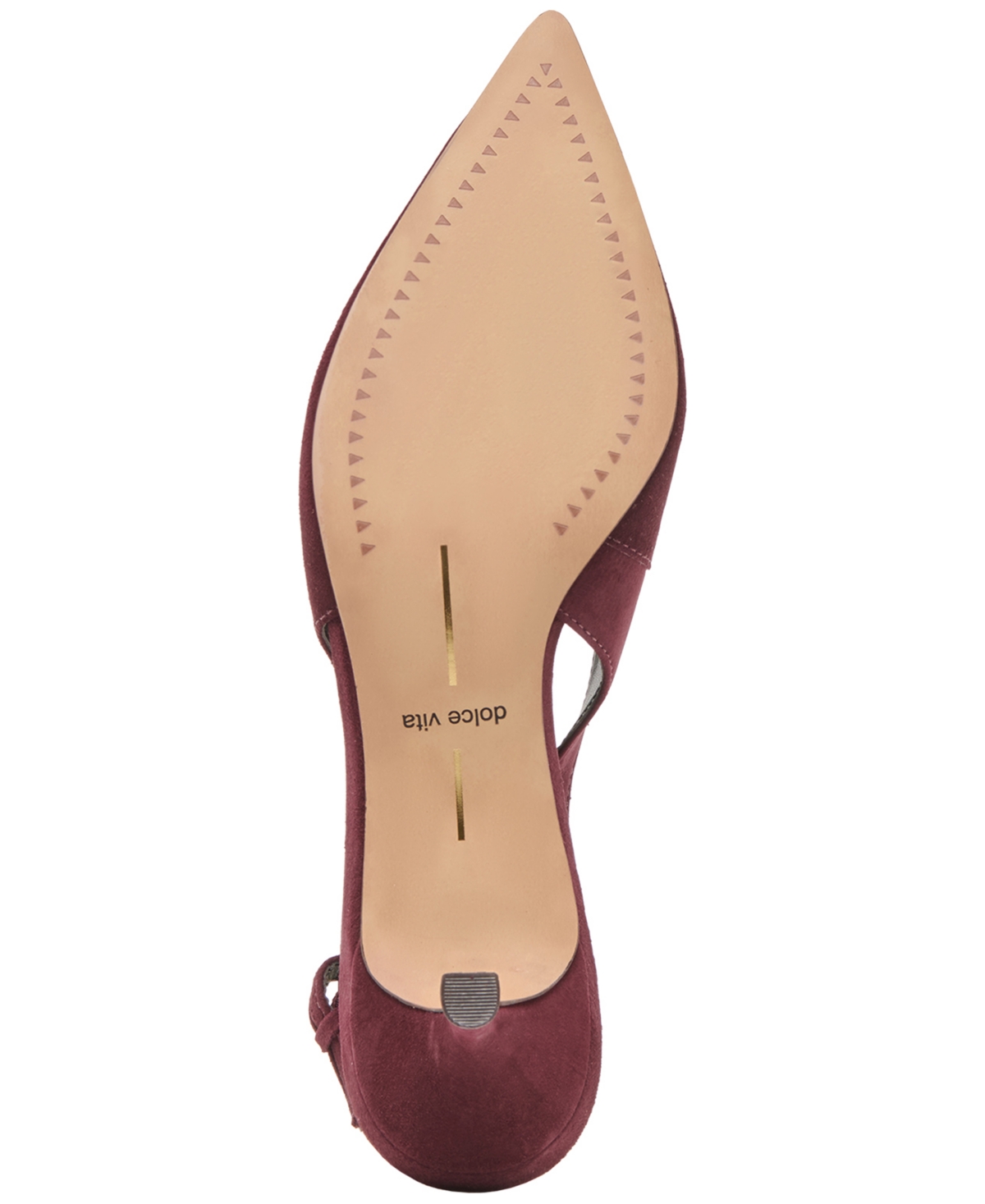 Dolce Vita Women's Alenna Kitten-heel Slingback Pumps In Burgundy