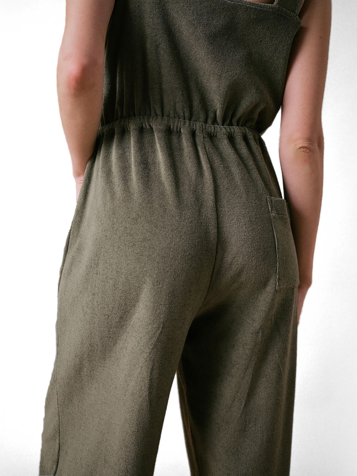 Женский комбинезон Cape Cove Sea Coral Terry Jumpsuit, цвет: Хаки — фото 3