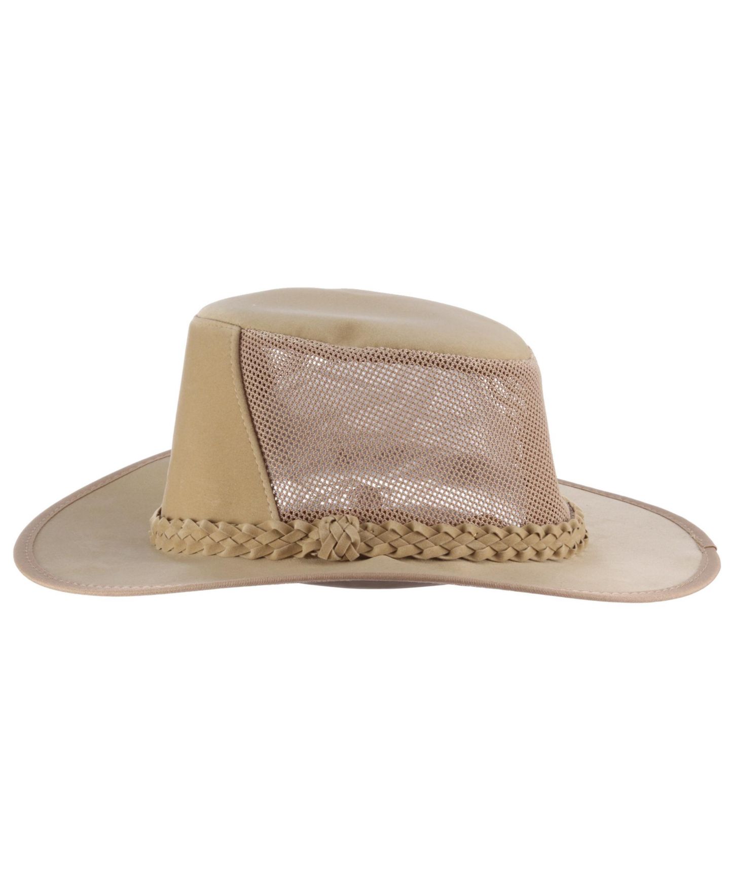 Мужской головной убор Dorfman Pacific Soaker Aussie Mesh Back Hat, цвет: Натуральный — фото 5