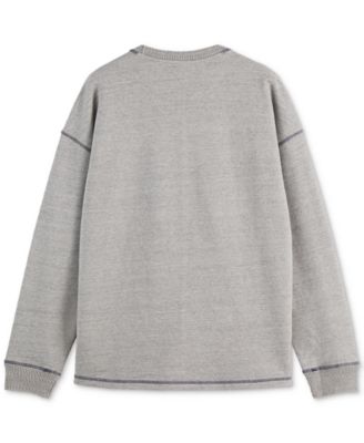 Men's Relaxed Fit Long Sleeve Logo Sweatshirt