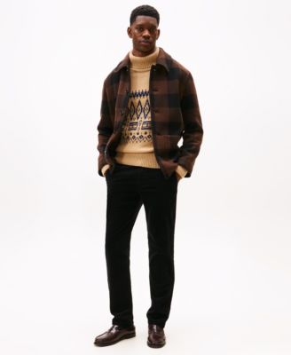 Men's Denton Slim Straight Fit Corduroy Chinos