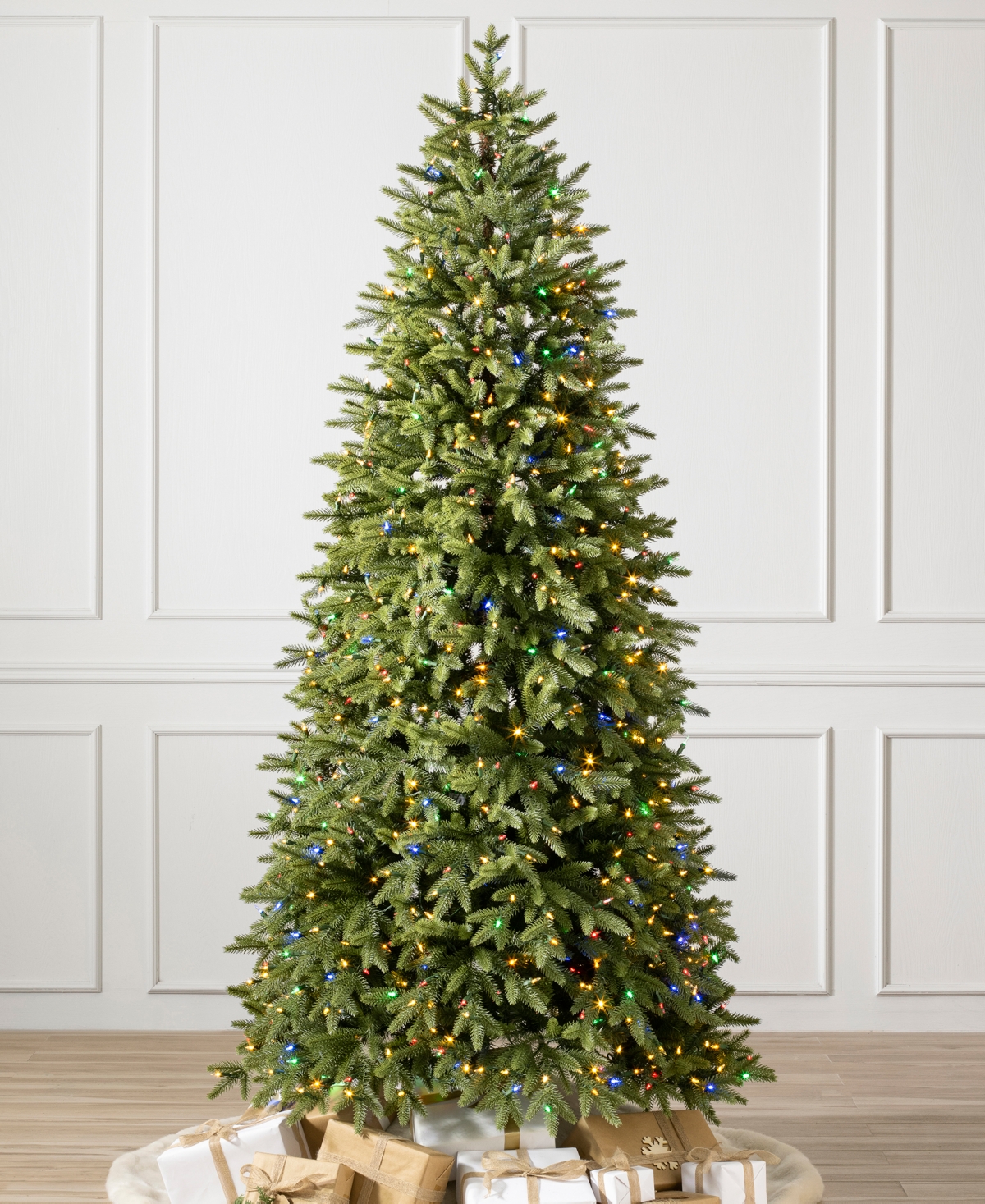Balsam Hill 6 Ft Pre-lit Silverado Slim Tree In Green