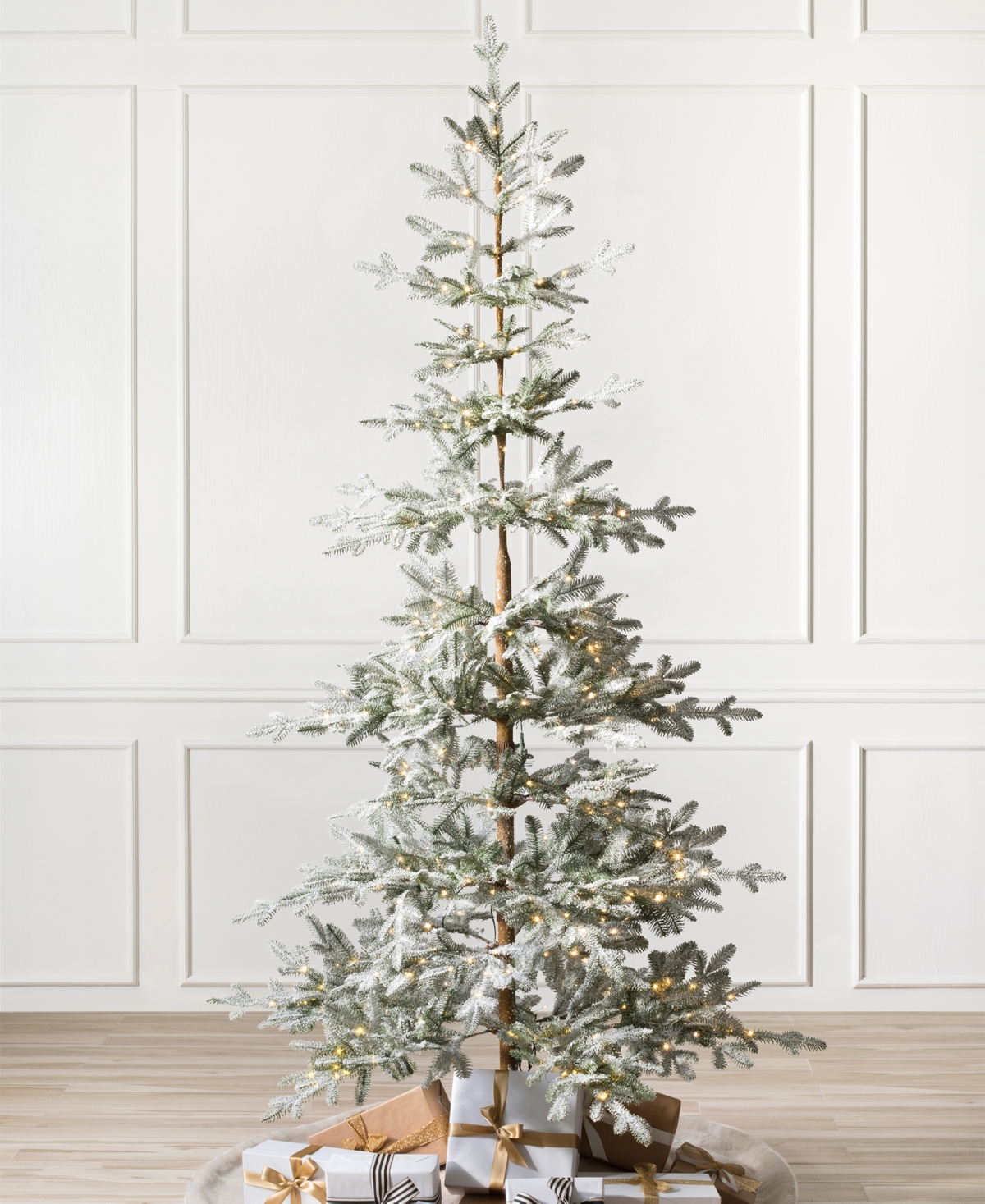 Balsam Hill 7.5 Ft Pre-lit Frosted Alpine Balsam Tree In White
