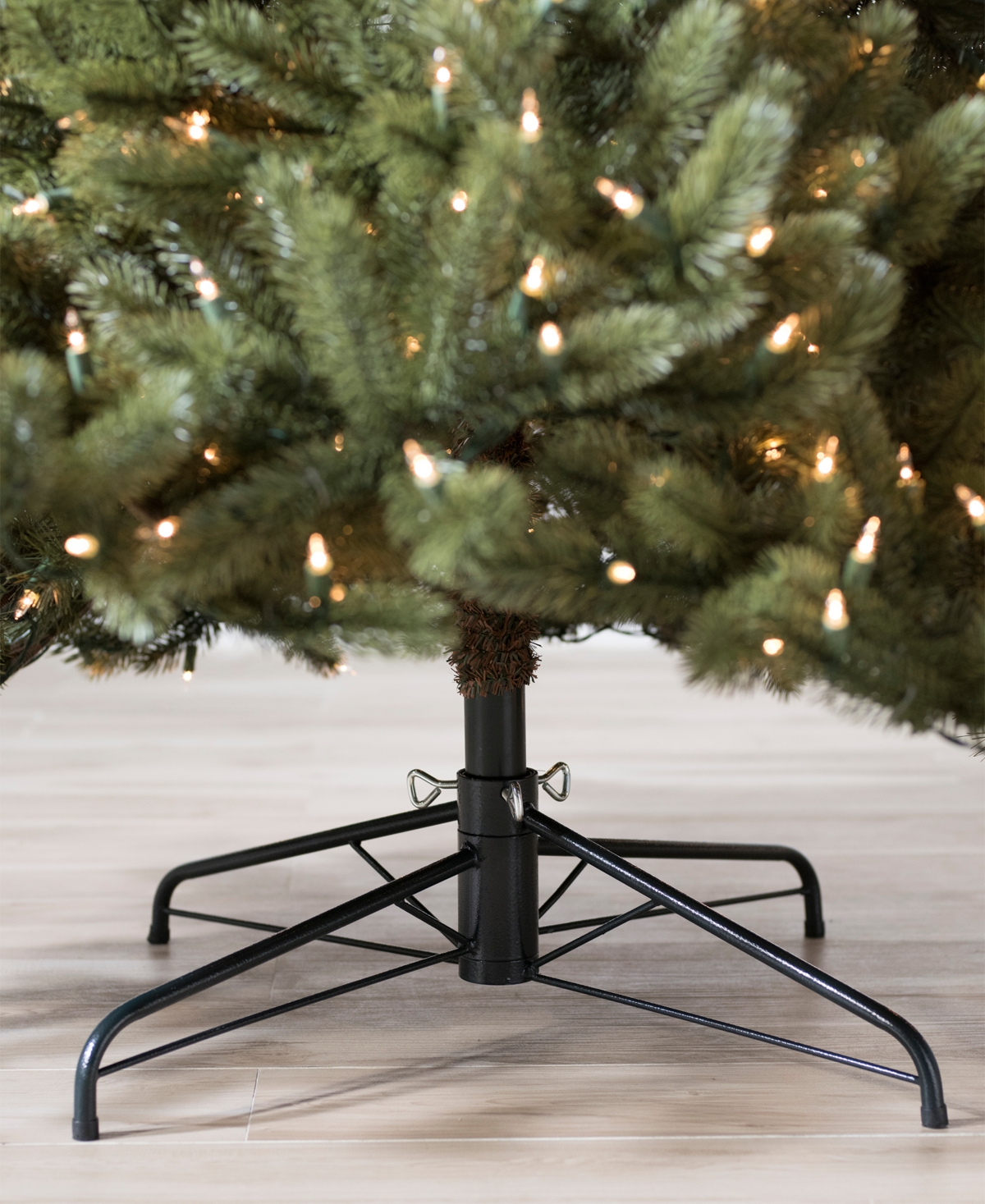 Balsam Hill 7.5 Ft Pre-lit Vermont Spruce Narrow Tree In Green