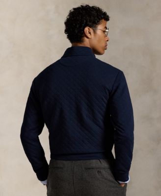 Men's Quilted Double-Knit Jersey Pullover