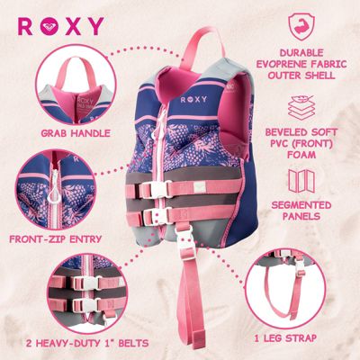 Daily CGA Life vest, PFD for kids with Quick Release Belts and Adjustable Leg Strap