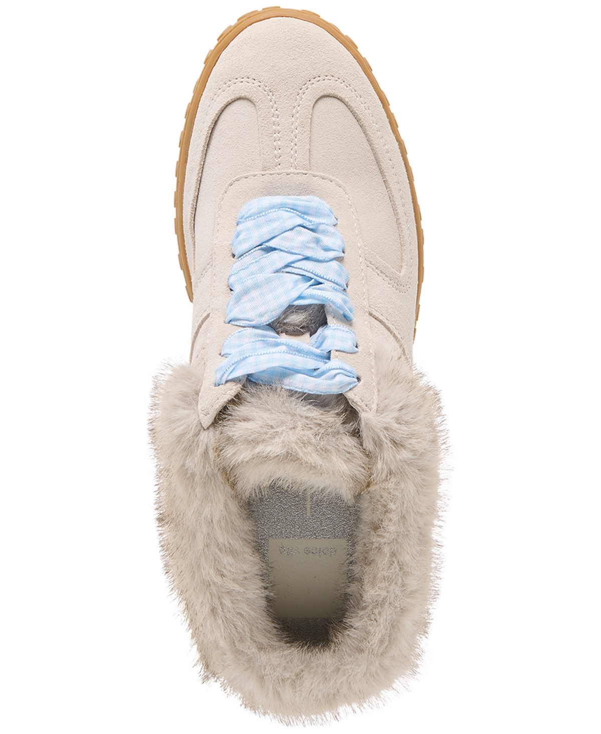 Dolce Vita Izzey Faux Fur Sneaker In Brown
