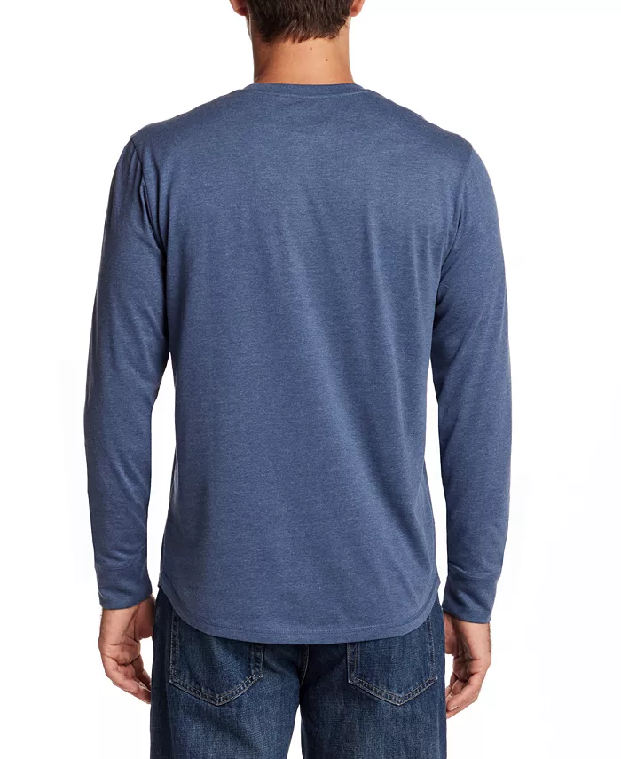 Men's Brushed Long Sleeve Crewneck T-Shirt - thumbnail 2