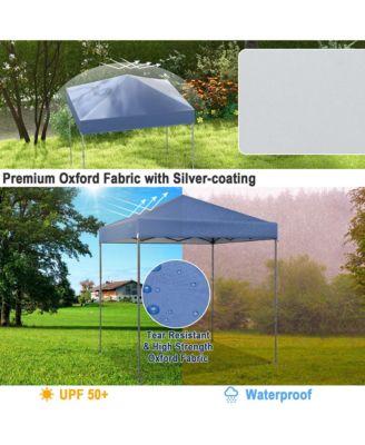 Patio 6.6 x 6.6ft Outdoor Pop-up Canopy Tent UPF 50+ Portable Sun Shelter