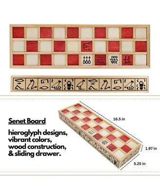 Wood Senet Game - An Ancient Egyptian Board Game