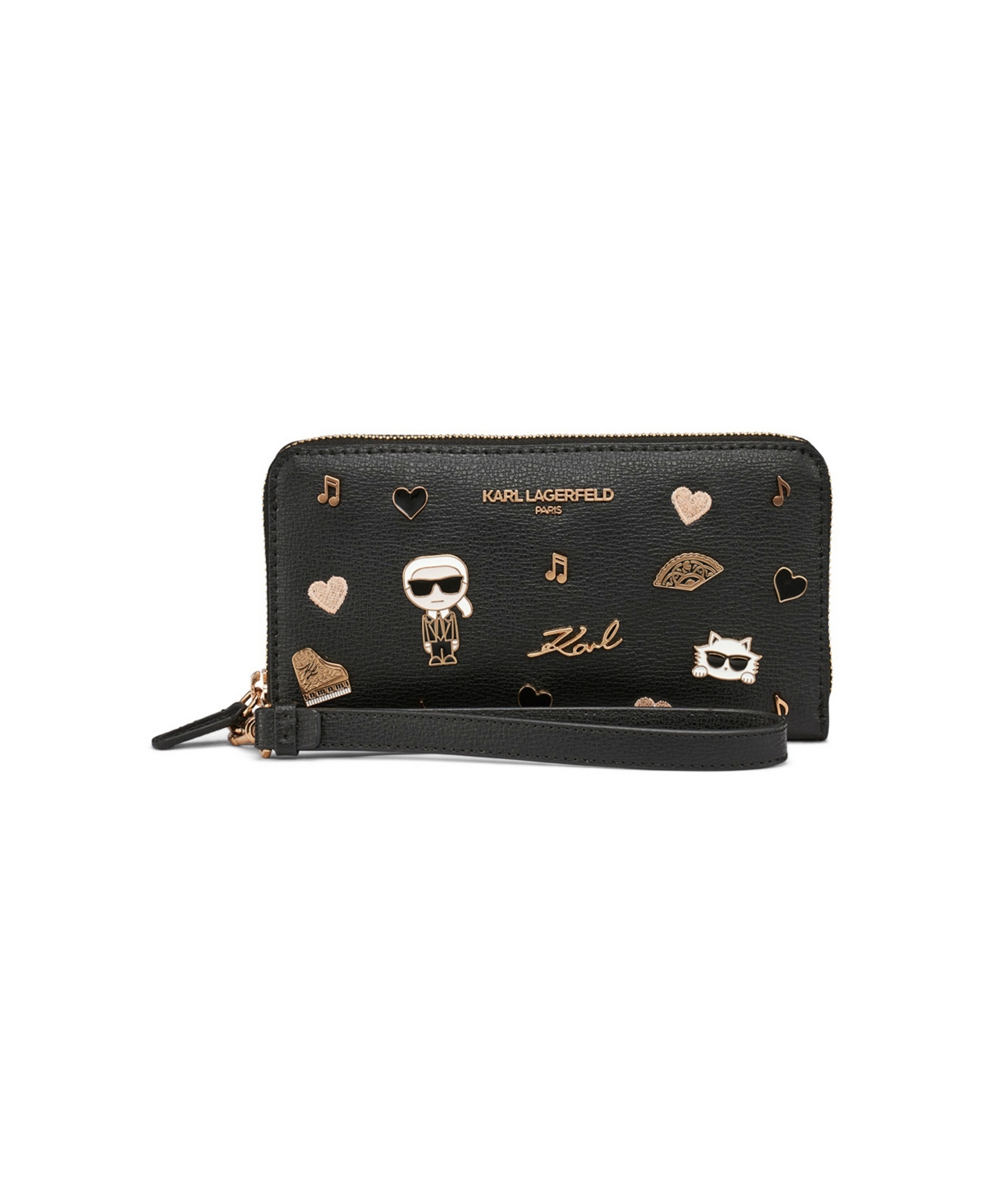 Karl Lagerfeld Maybelle Continental Zip Wallet In Multi