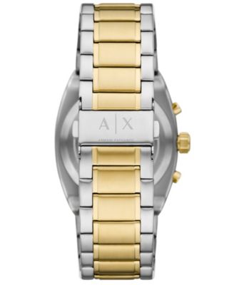 Men's Quartz Chronograph 2-Tone Stainless Steel Watch, 40mm