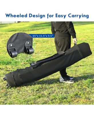 10'x20' Pop up Canopy Tent Folding Heavy Duty Sun Shelter Adjustable W/Bag