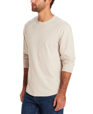 Men's Brushed Long Sleeve Crewneck T-Shirt