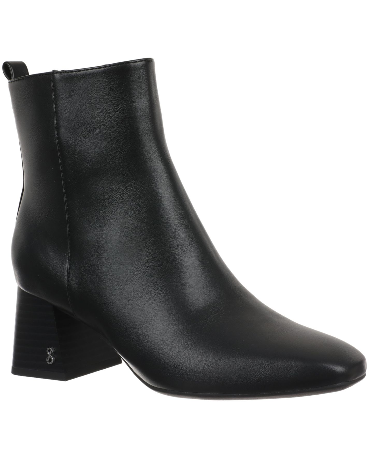 Женские ботинки Sam and Libby Yuliana Block Heel Dress Booties, цвет: Чёрный, вариант 1 — фото 1
