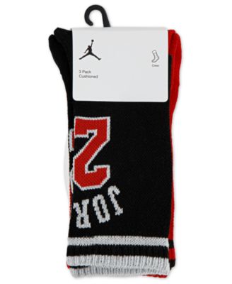 Big Boys 3-Pack Varsity Jersey Crew Socks