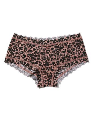 Women's Printed Signature Lace Boyshort