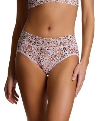 Women's Printed Signature Lace French Brief Panty