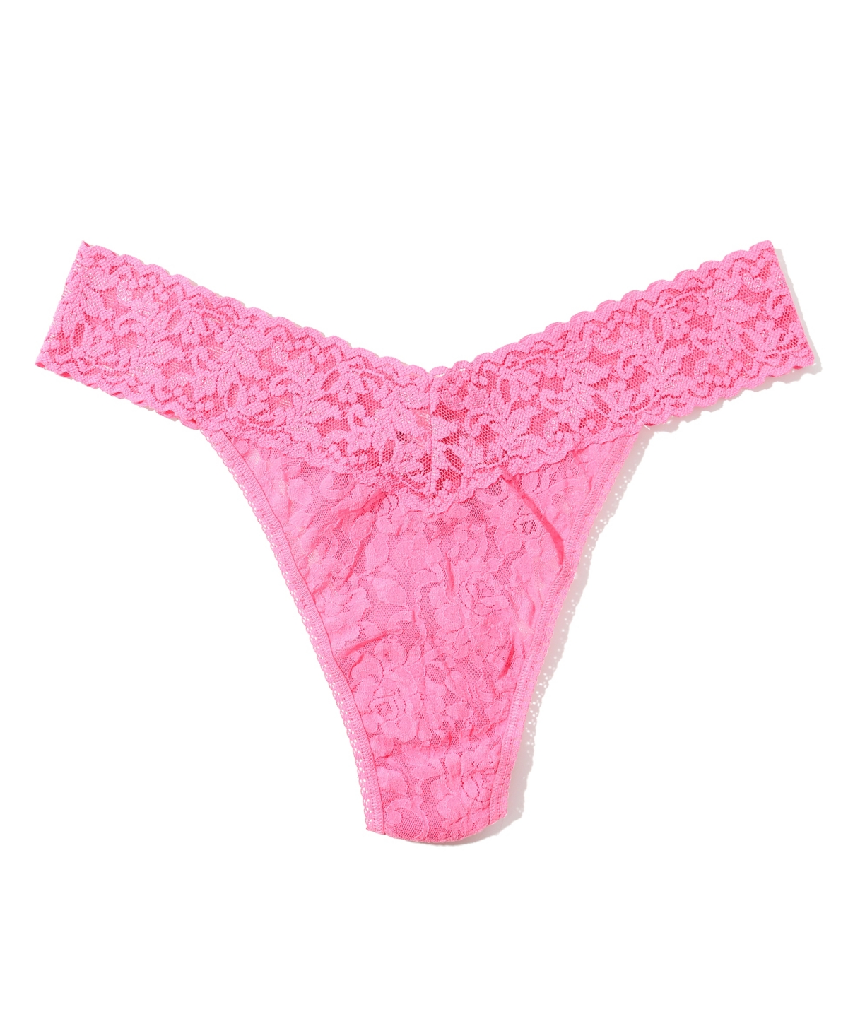 Hanky Panky Women's Signature Lace Original Rise Thong In Pink