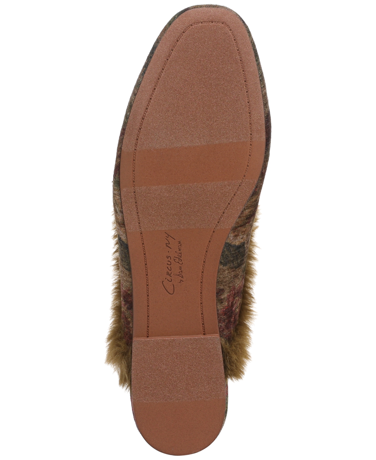 Circus Ny By Sam Edelman Tillie Faux Fur Trim Mule In Brown