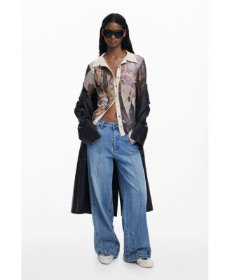 Women's Chiffon cuff T-shirt