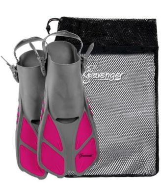 Torpedo Fins and Mesh Gear Bag Snorkeling