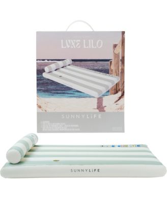 Luxe Lilo: Green Stripe