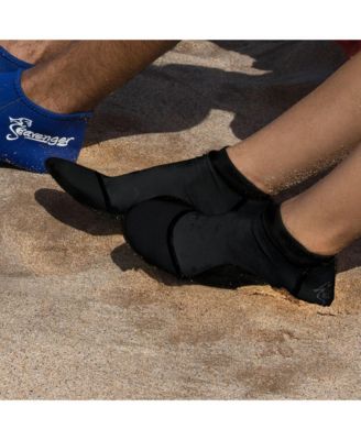 Seavenger SeaSnug Low Cut Beach Socks for All Beach and Sand Activities - Geometric Palm / 3XS