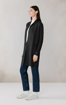 Women's Benela Mid-Thigh-length Coatigan With Lapels
