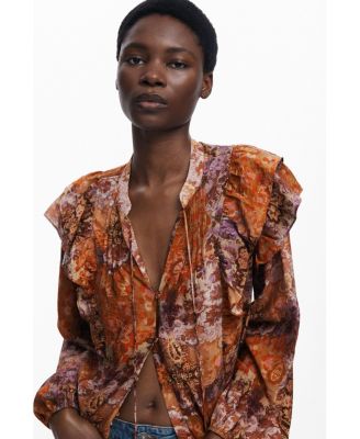 Women's Romantic paisley blouse