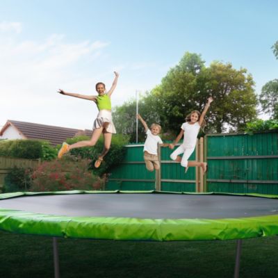 Trampoline Mat & Pad Replacement Kit with 72 V-Hooks Fits 14 ft Trampoline Frame