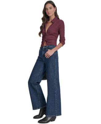 Women's High Rise Modern Wide Leg Jeans