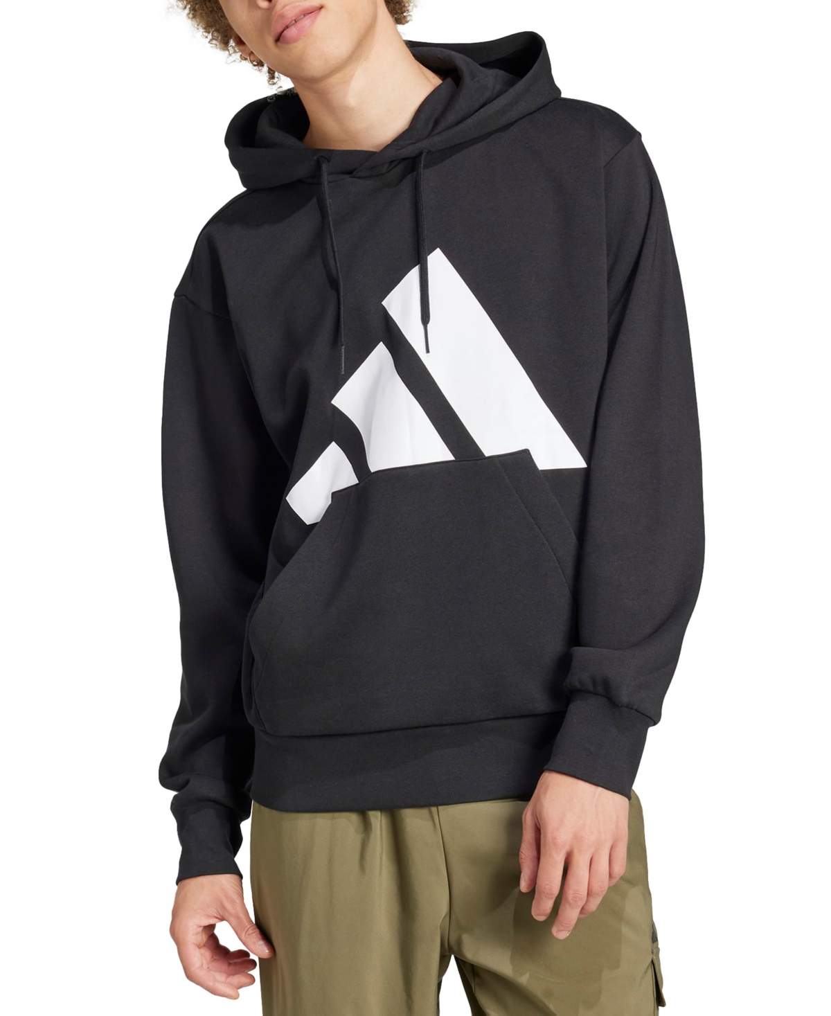 adidas Men's Essentials Big Logo Fleece Hoodie