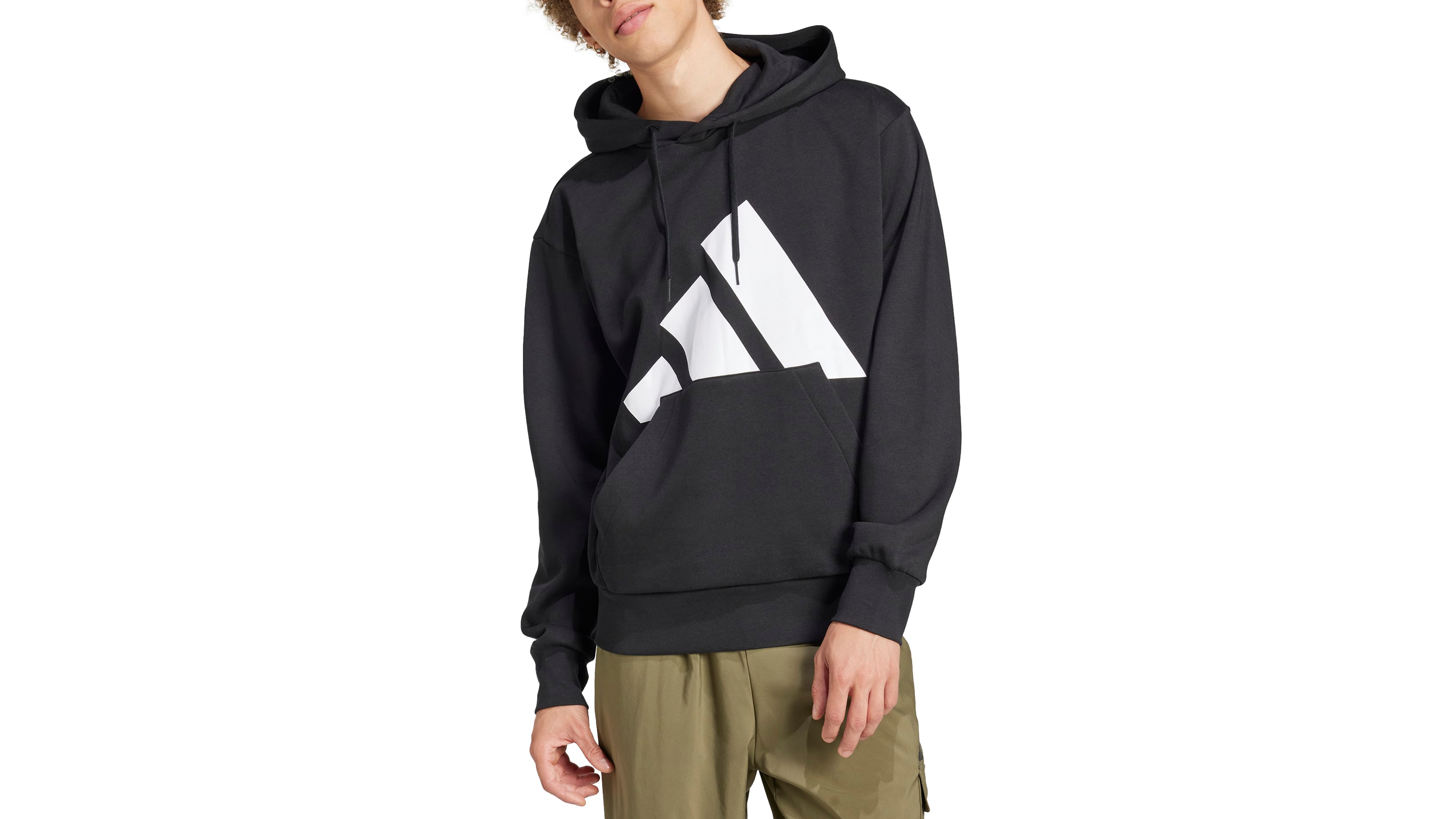 adidas Men's Essentials Big Logo Fleece Hoodie