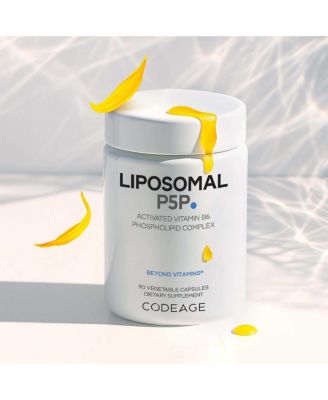 Liposomal P5P Supplement Vitamin B6 Pyridoxal-5-Phosphate B 6 Pills 3-Month Supply Active Form P5P B6 Vitamins 90 Capsules