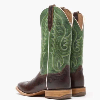 Men's Arena Pro Hickory and Shamrock Green Western Boot