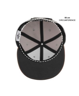 Men's Logo Woven Patch White Snapback Hat