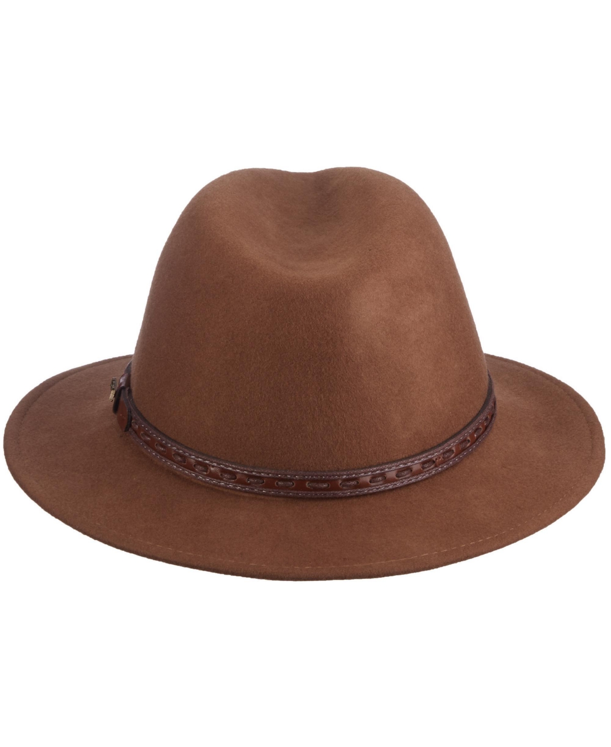 Scala Men's Crush Felt Safari Hat In Brown