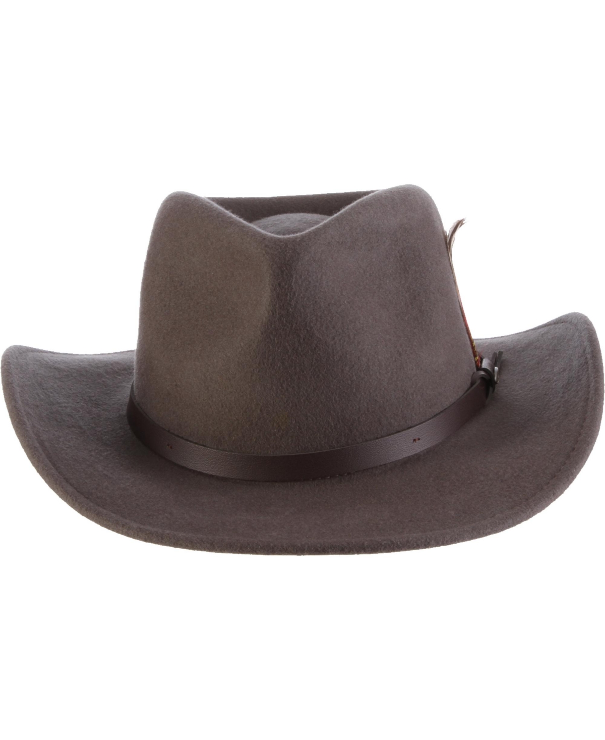 Scala Men's Crushable Felt Outback Hat In Brown