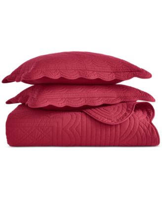Bailey Scallop 3-Pc. Quilt Set, Full/Queen, Macy's Exclusive