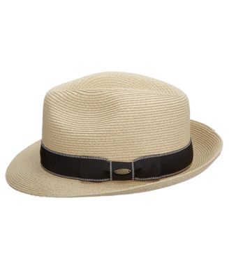 Men's Fine Paper Braid Fedora Hat